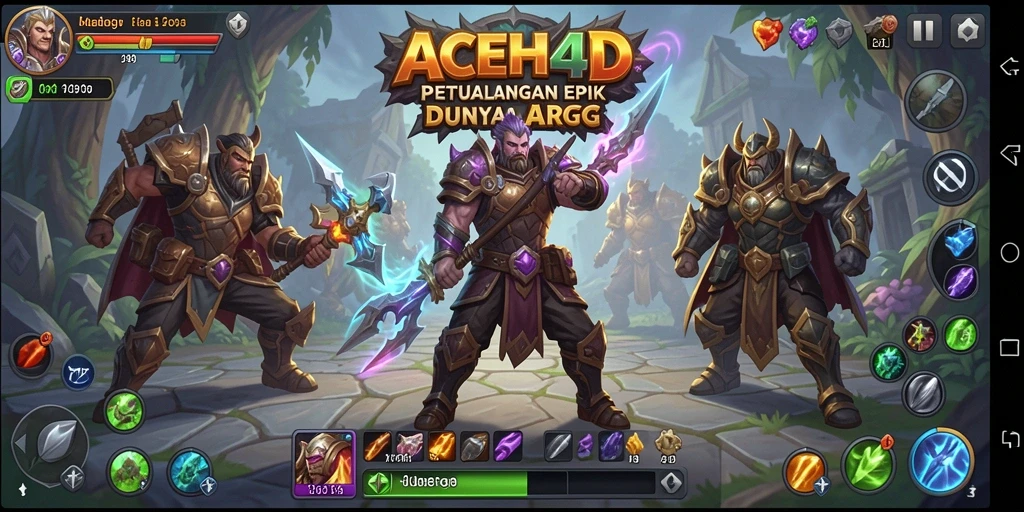 Tampilan menarik dari gameplay ARPG yang mendebarkan.