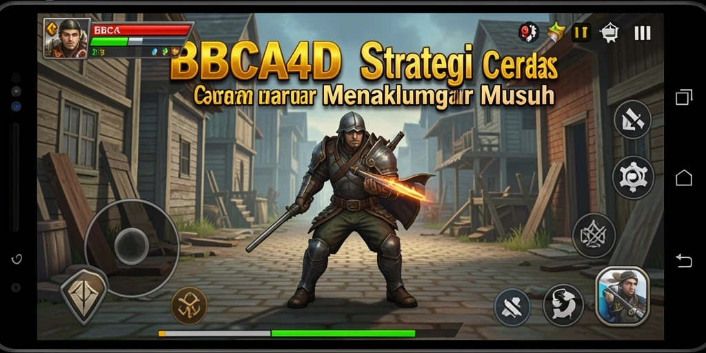 Screenshot gameplay BBCA4D menampilkan pertempuran strategis yang mendebarkan.