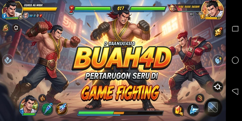 Tangkapan layar BUAH4D menampilkan aksi pertarungan yang seru dan intens.
