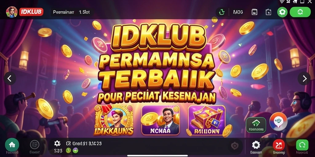 Tampilan gameplay menarik dari Slot IDKLUB yang penuh warna.