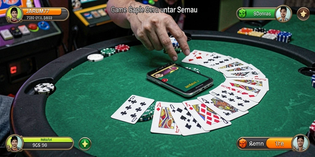 Tampilan gameplay menarik JARUM77 yang menyenangkan.