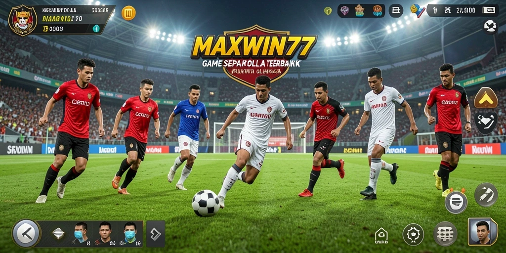 Tampilan terbaik dari gameplay sepak bola di MAXWIN77.