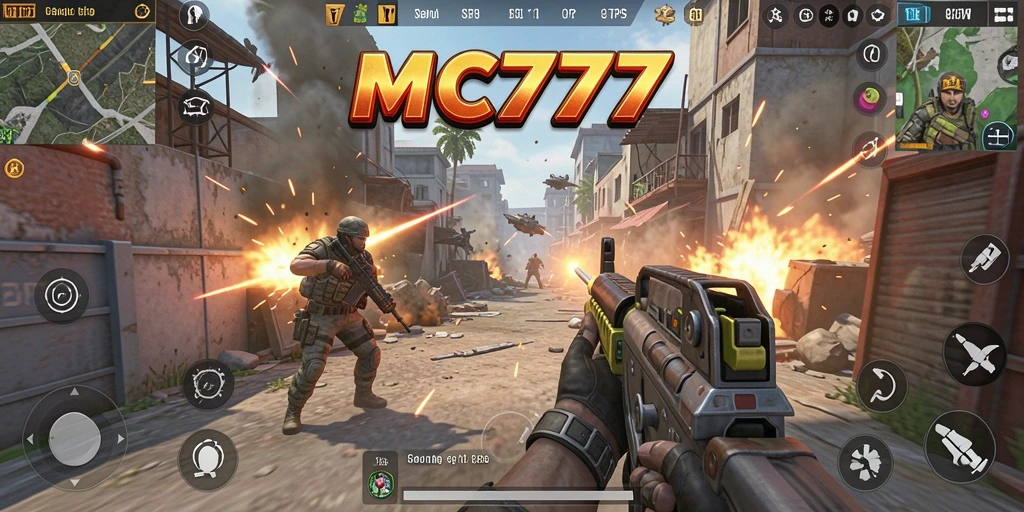 Tampilan menarik dari gameplay seru dalam MC777.