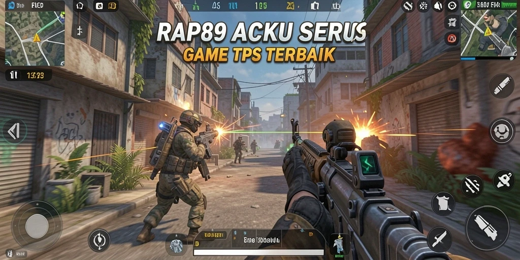 Tangkapan layar RAP89 menampilkan aksi mendebarkan dalam pertempuran TPS.