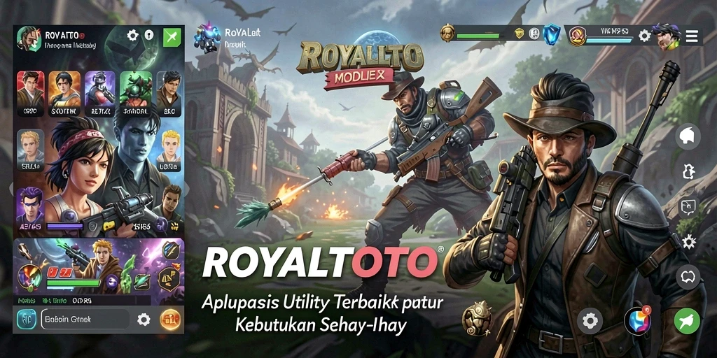 Tampilan screenshot utama ROYALTOTO yang menampilkan antarmuka aplikasi Utility.