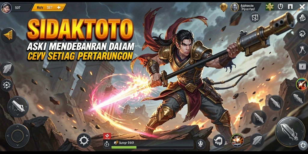 Tangkapan layar gameplay <strong>SIDAKTOTO</strong> yang menunjukkan aksi mendebarkan.